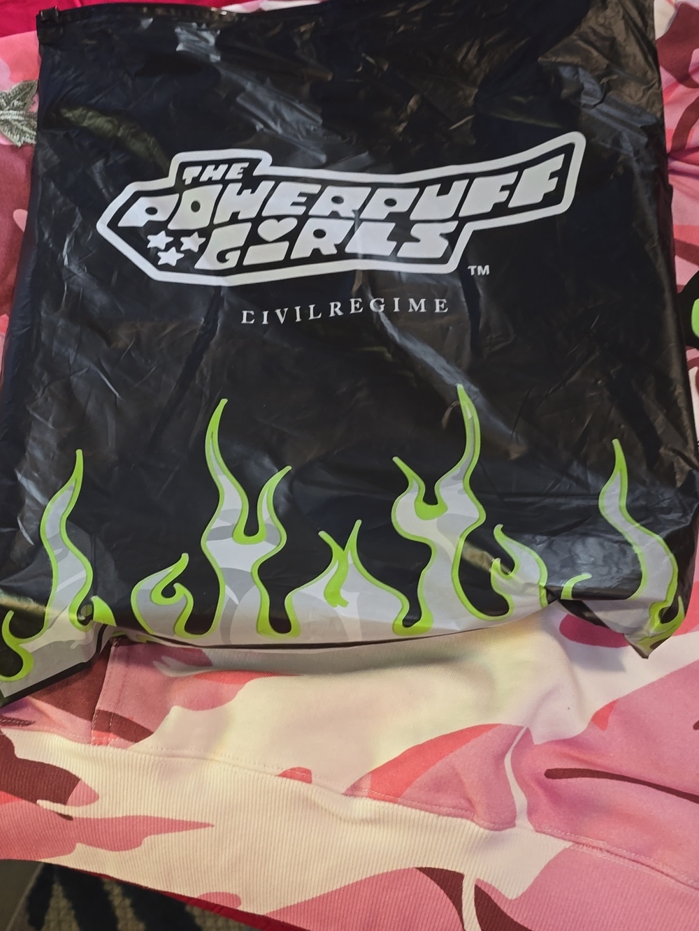 Powerpuff Girls Pink Camo Hoodie - Picture 7 of 8